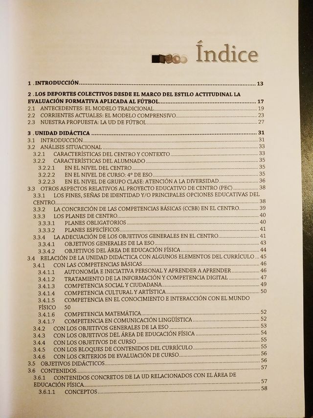 Fútbol: Unidades didácticas Ed Física