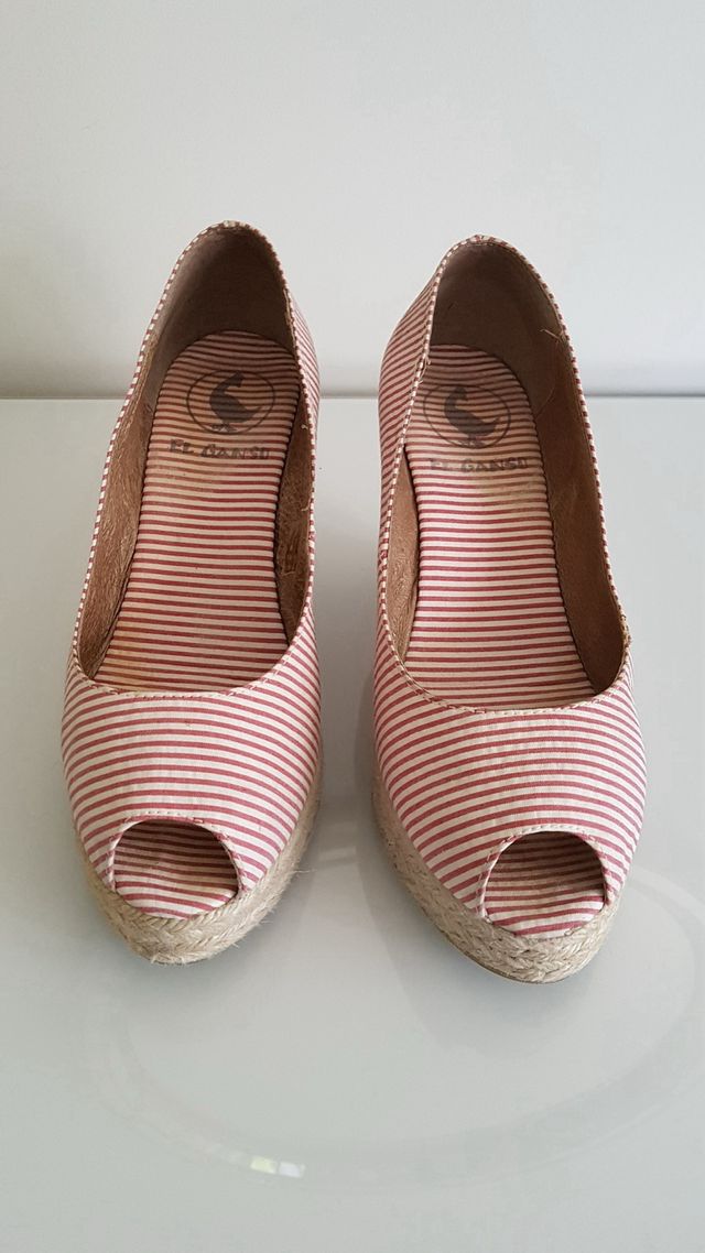 Zapatillas cuña El Ganso talla 39
