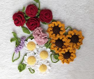 🌹 Cucitura da libro all'uncinetto per la festa della mamma