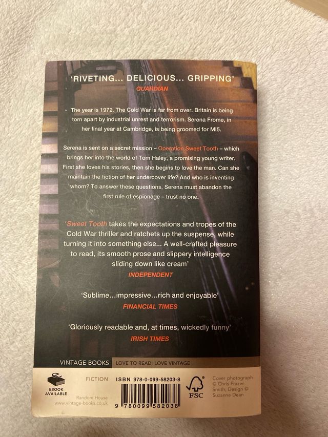 Ian McEwan Sweet Tooth