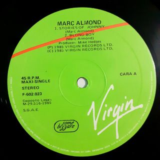 Discos MARC ALMOND / TIFFANY / C. CROSS / R. PLANT