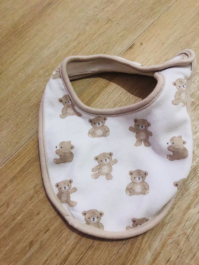 Babero bebé ositos