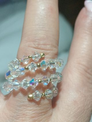 PRECIOSO DE PIEDRAS SWAROSKY Y ORO