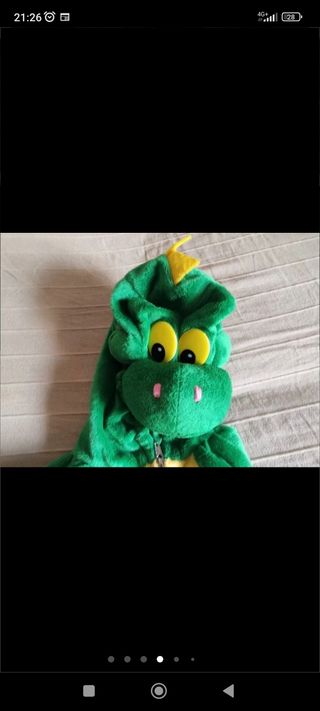 Disfraz dinosaurio