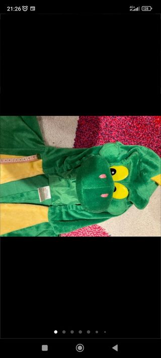 Disfraz dinosaurio