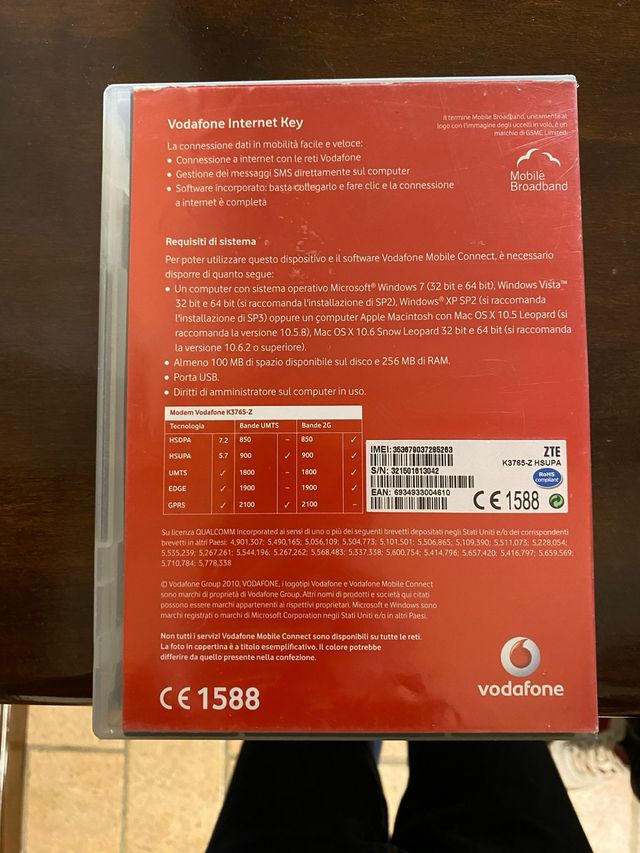 vodafone internet key