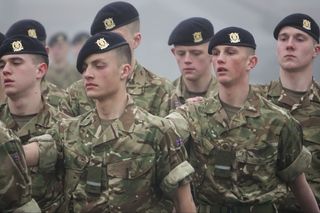 Insignia Cadete ejército británico.