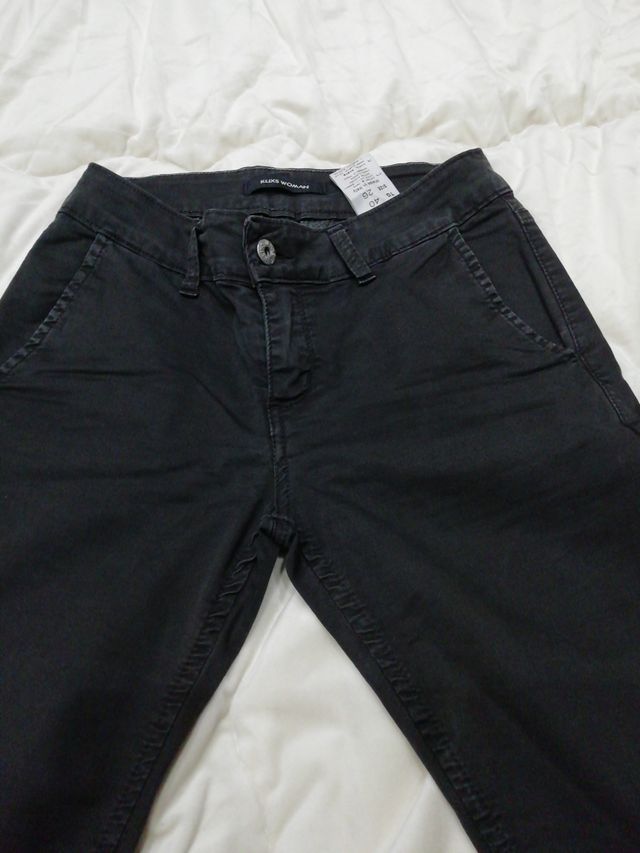 Pantaloni donna tessuto elasticizzato