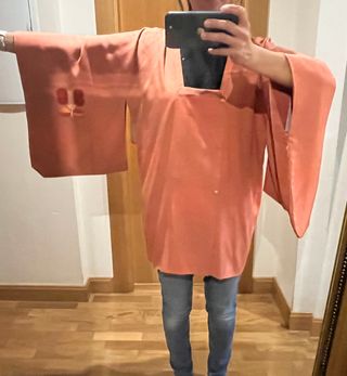 Haori Kimono antiguo Origen Japon