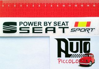 PEGATINA VINILO STICKER SEAT SPORT