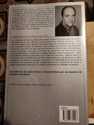 Lote 5 libros Gustavo Martín Garzo