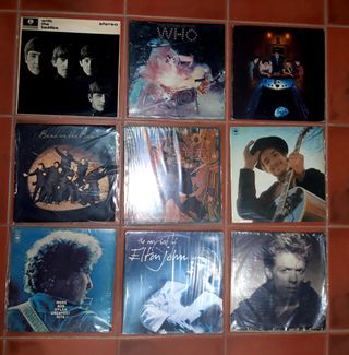Colección discos de vinilo de Rock