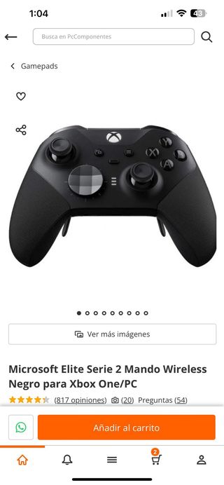 Xbox Elite Series 2 Wireless-Controller - Schwarz
