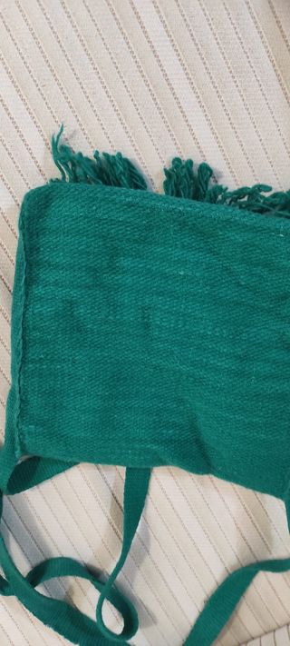 Bolso peruano tejido a mano