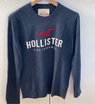 Jersey hombre Hollister azul talla s