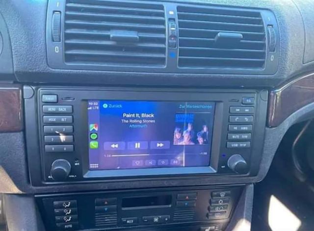 Rádio Android 12 BMW E39/X5 (Novo)