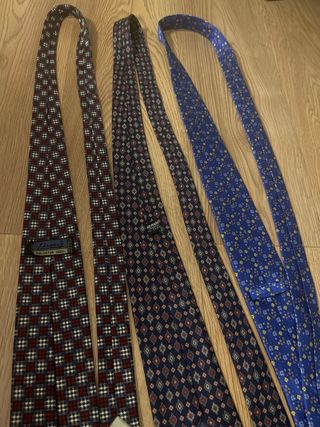 Corbatas de seda natural