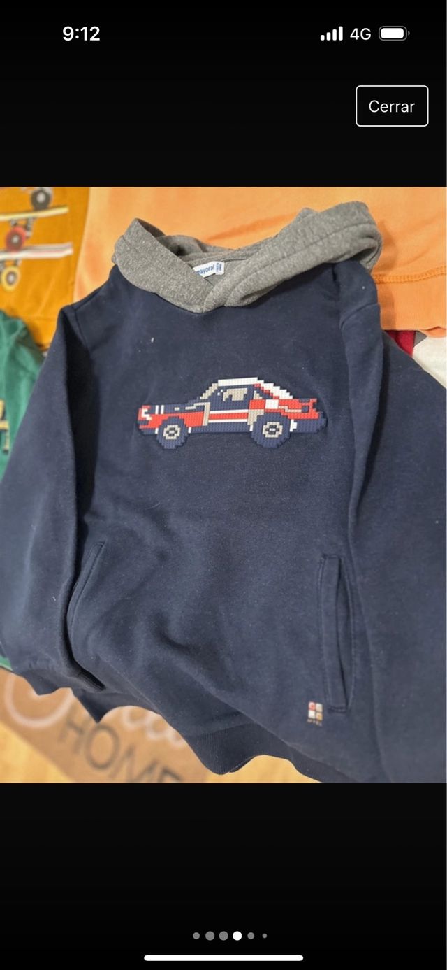 Dos sudaderas mayoral y ralph lauren