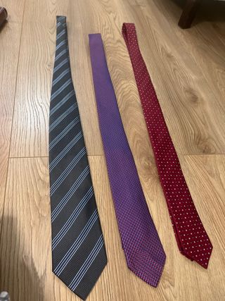 Corbatas de seda natural