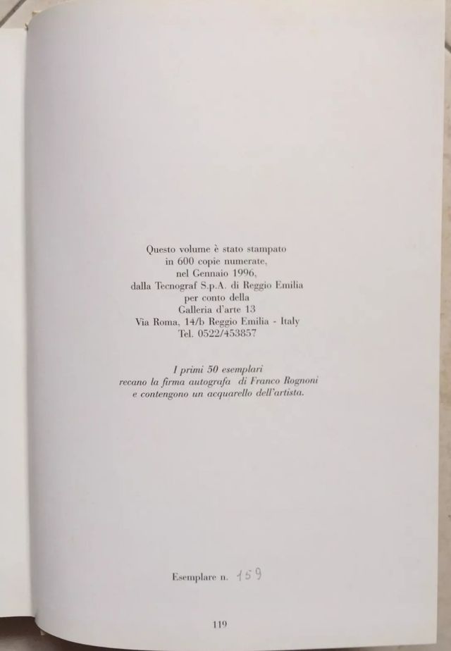 Franco Rognoni venti per venti