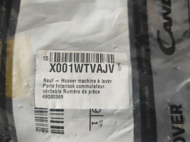 Repuesto Candy Hoover