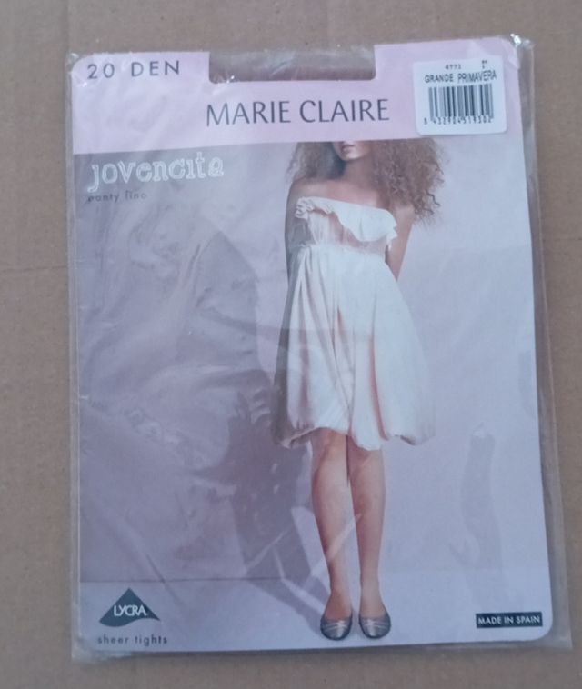 Panty niña 20D talla grande primavera Marie C.