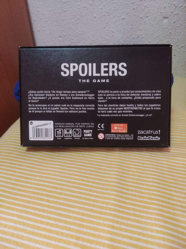 Spoilers the game