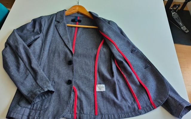 Chaqueta niño azul talla 14 marca CKS