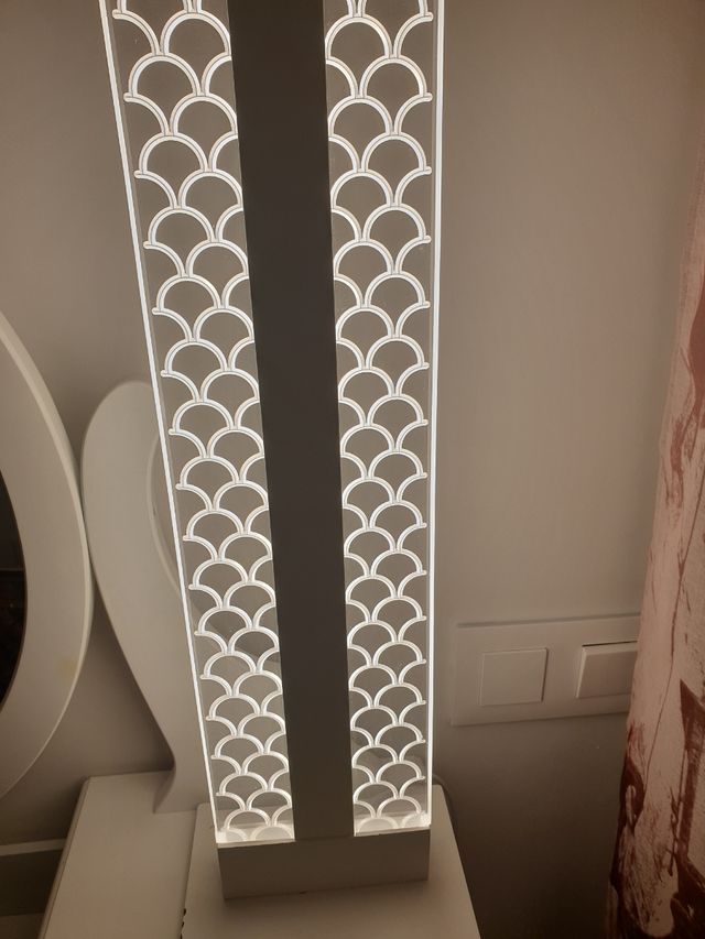 2 lamparas sobremesa led