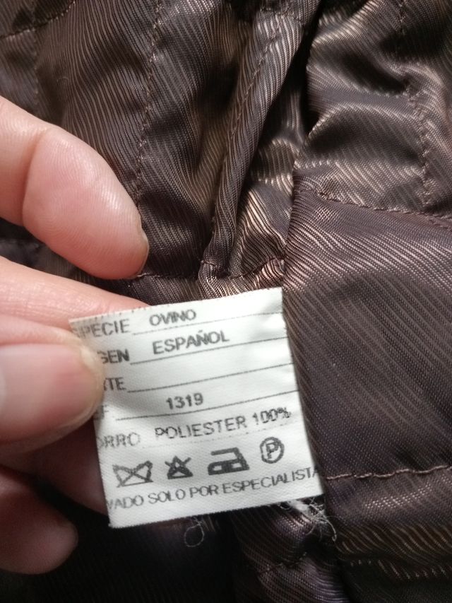 Chaquetón de piel cuero