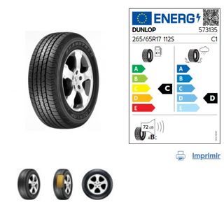 2 NEUMATICOS DUNLOP GRANDTREK AT20 265 65 R17 112S
