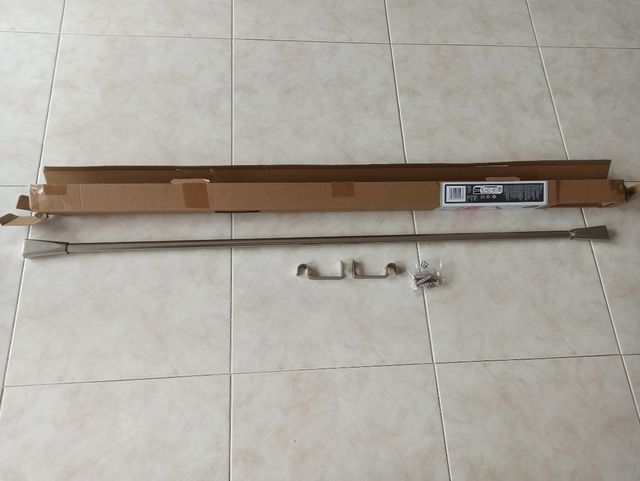 Barra extensible de aluminio