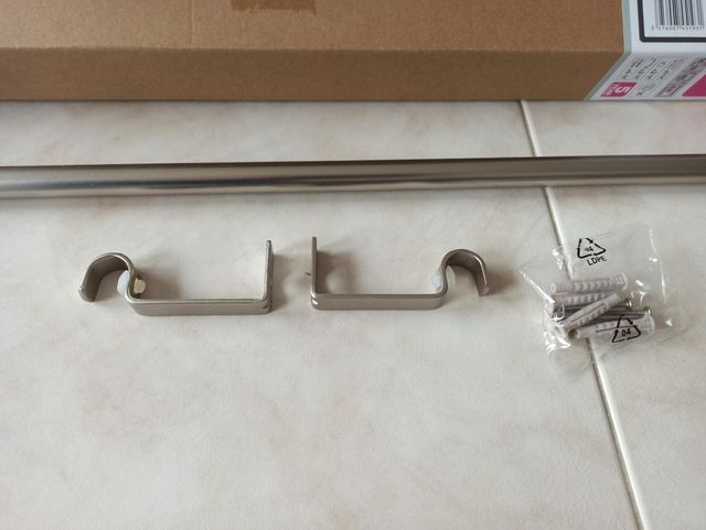 Barra extensible de aluminio