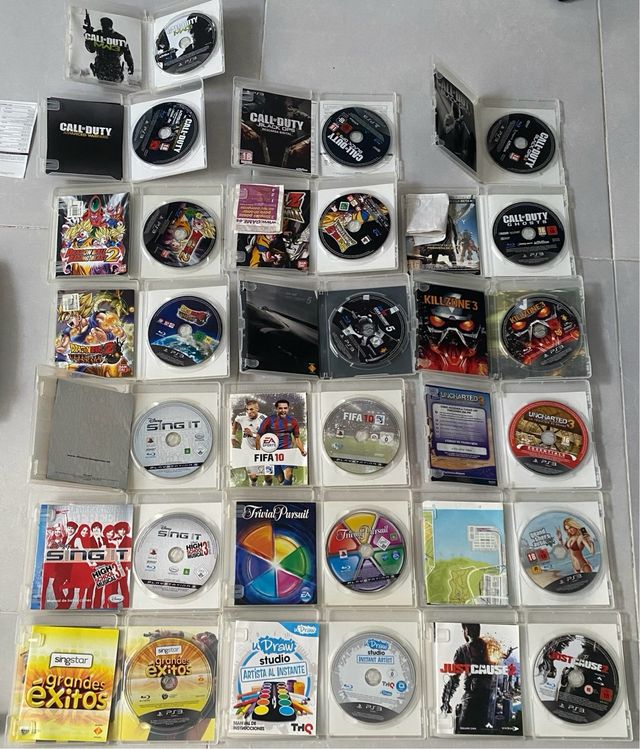 PlayStation 3 + lote de juegos completo