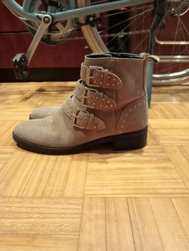 Botines cowboy hebillas