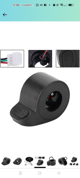 Acelerador patinete eléctrico