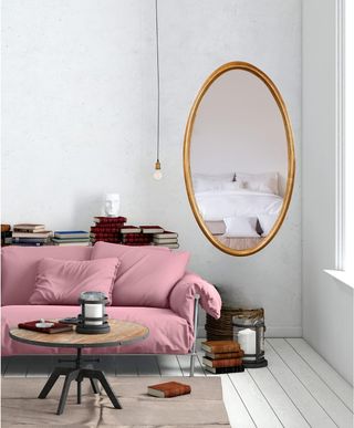 Specchiera da parete verticale/orizzontale in legn