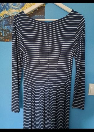 Vestido estilo marinero mangas largas