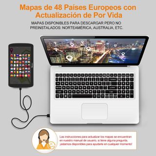 PANTALLA NAVEGADOR GPS MULTIMEDIA 9'' BLUETOOTH