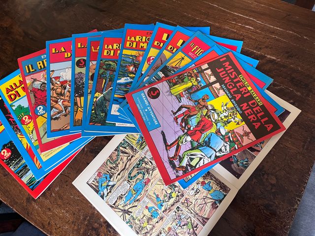 Collana anni '70 fumetti Emilio Salgari