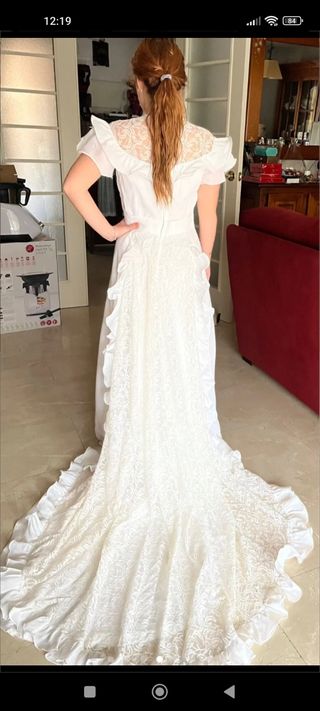 Vestido de novia vintage 