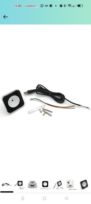 Módulo lector de códigos de barras