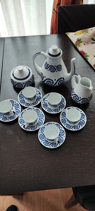 Juego de café sargadelos 6 servicios
