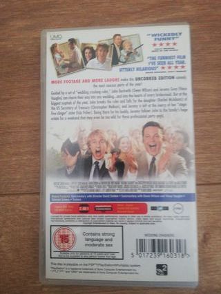 Filme UMD Wedding Crashers para PSP