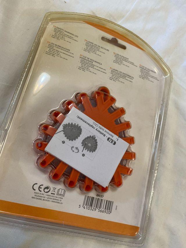 Luz seguridad intermitente LED