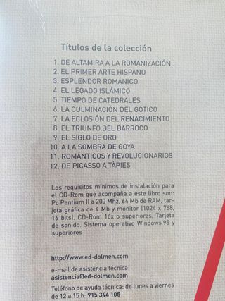 COLECCION 12 DVD ARTE ESPAÑOL