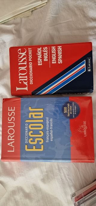 DICCIONARIOS ESCOLARES INGLÉS Y FRANCÉS