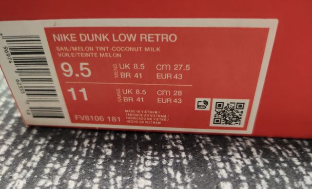 Nike Dunk Low retro Coconut Milk