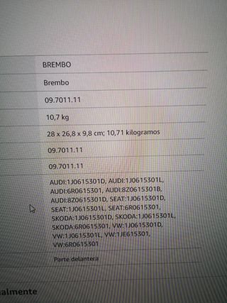 Discos de frenos Brembo