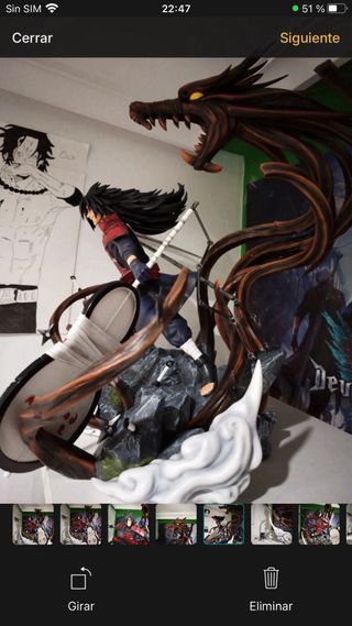 Figura de naruto madara uchiha
